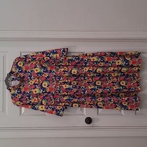 Dainty Jewells Colorful Floral Midi Dress XXL